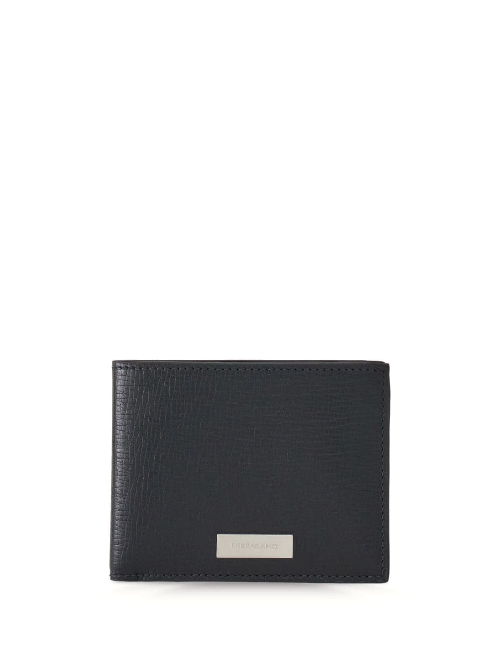 Ferragamo logo-plaque leather wallet - Black von Ferragamo