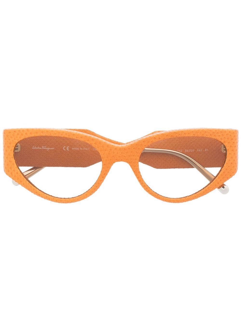 Ferragamo cat-eye tinted sunglasses - Orange von Ferragamo