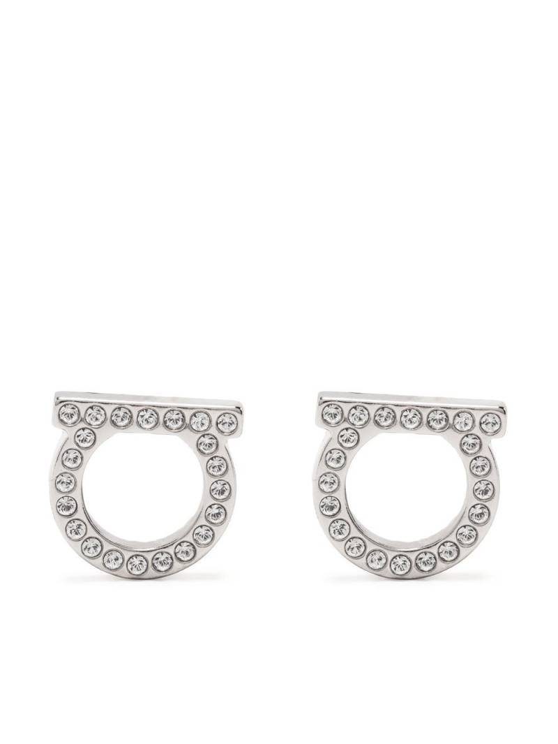 Ferragamo embellished Gancini earrings - Silver von Ferragamo