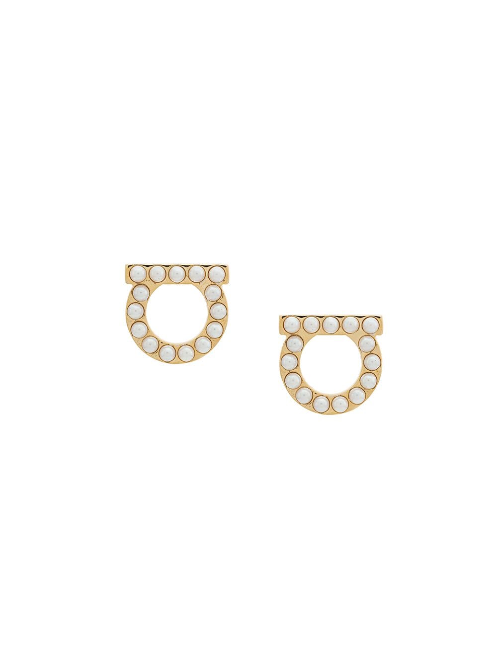Ferragamo embellished Gancio earrings - Metallic von Ferragamo