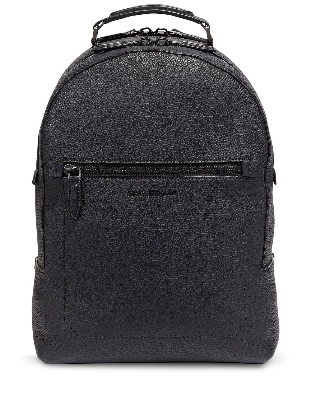 Ferragamo embroidered logo backpack - Black von Ferragamo