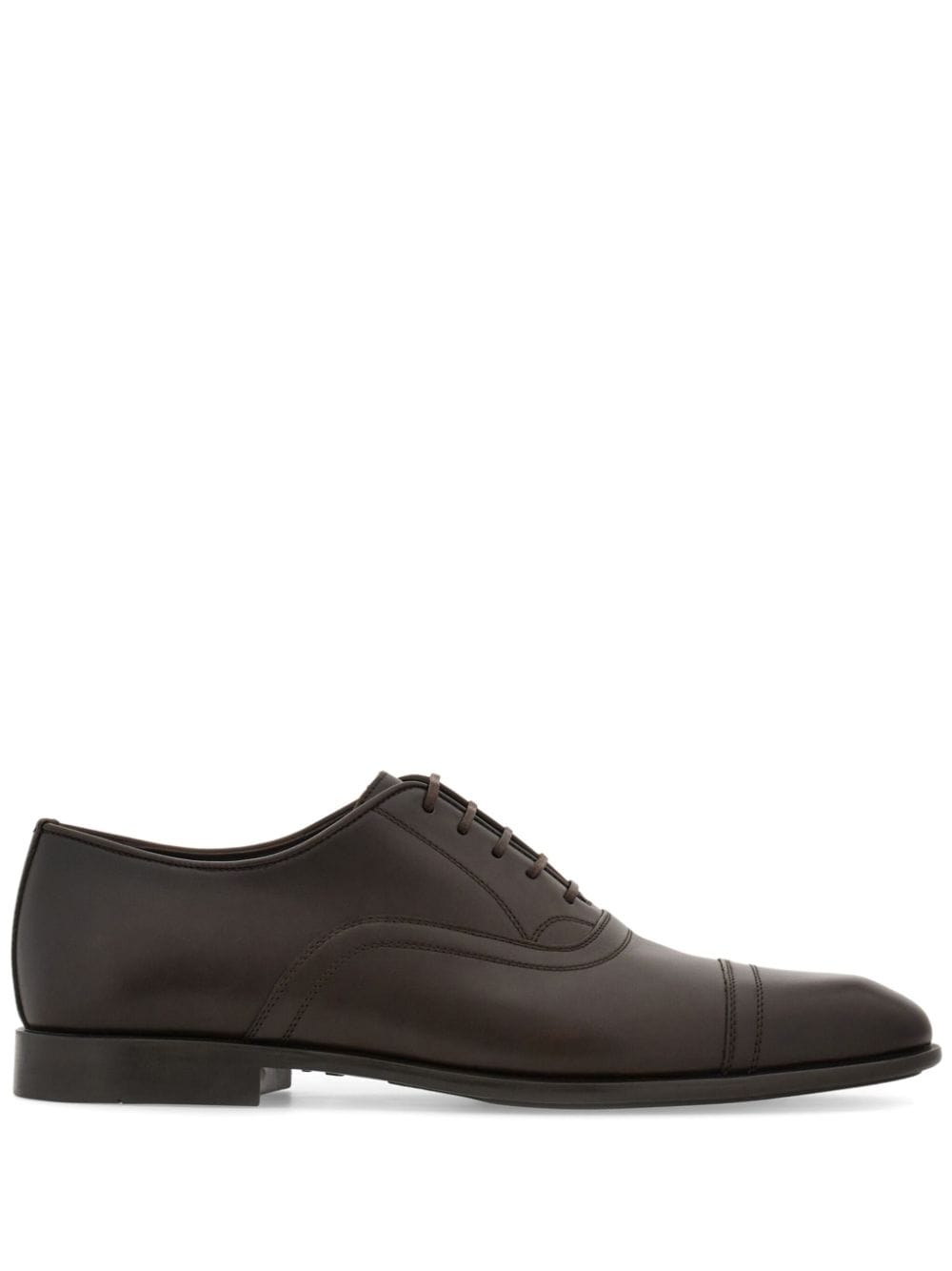 Ferragamo leather Oxford shoes - Brown von Ferragamo