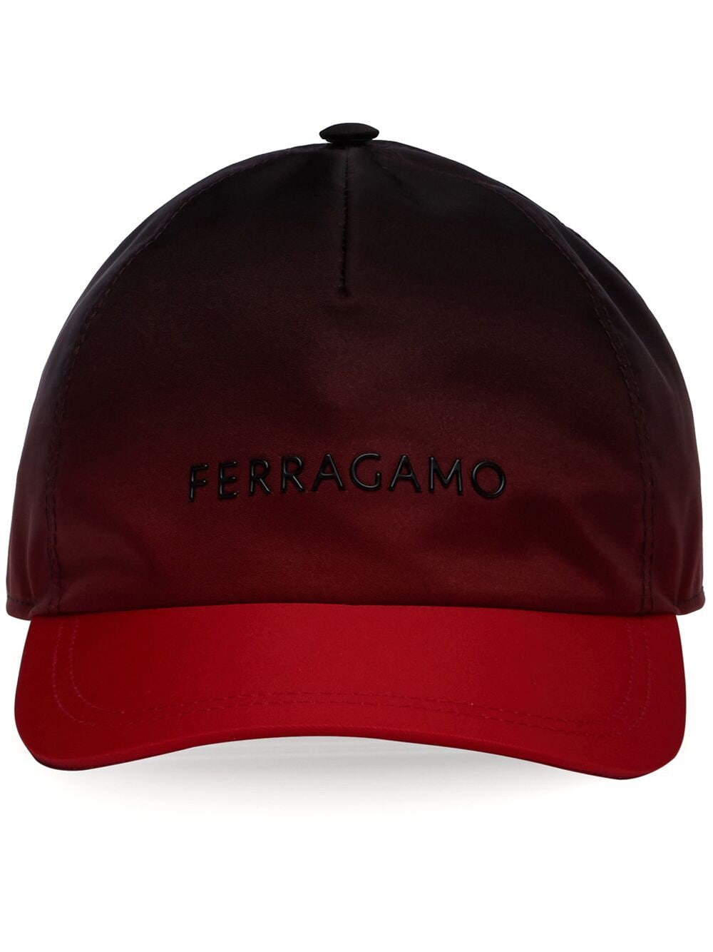 Ferragamo logo-appliqué cotton baseball cap - Red von Ferragamo