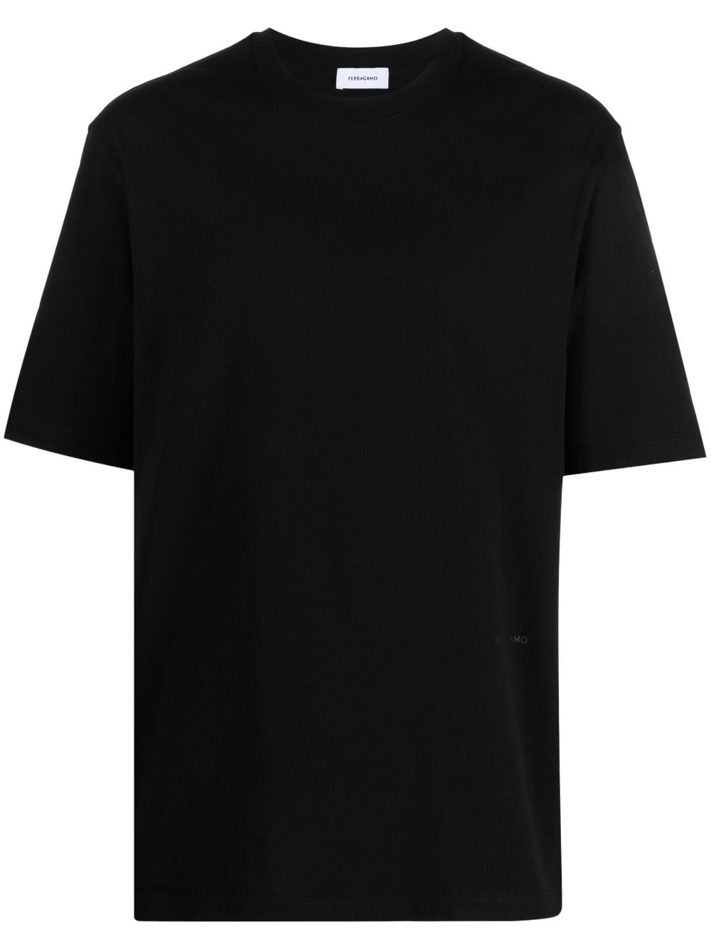 Ferragamo logo-print cotton T-shirt - Black von Ferragamo