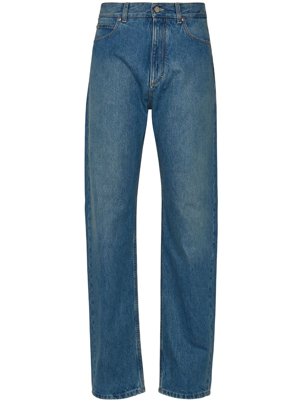 Ferragamo mid-rise straight-leg jeans - Blue von Ferragamo