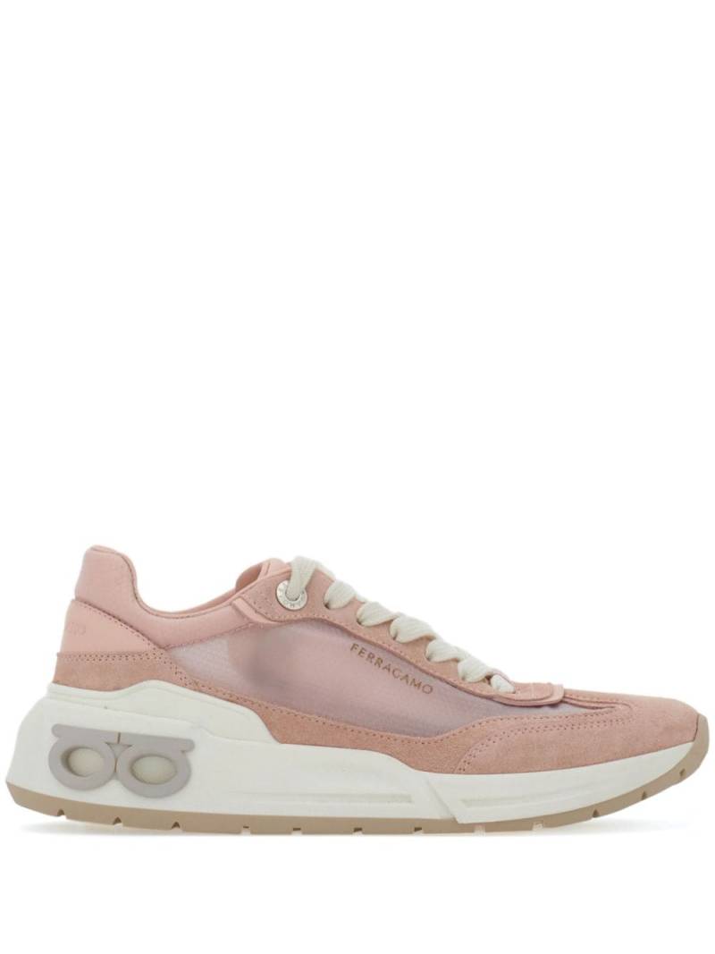 Ferragamo panelled low-top sneakers - Pink von Ferragamo