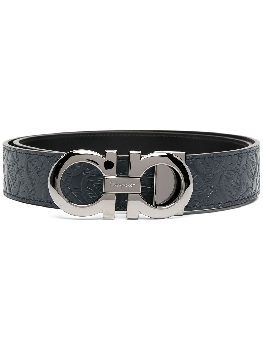 Ferragamo reversible Gancini buckle belt - Blue von Ferragamo