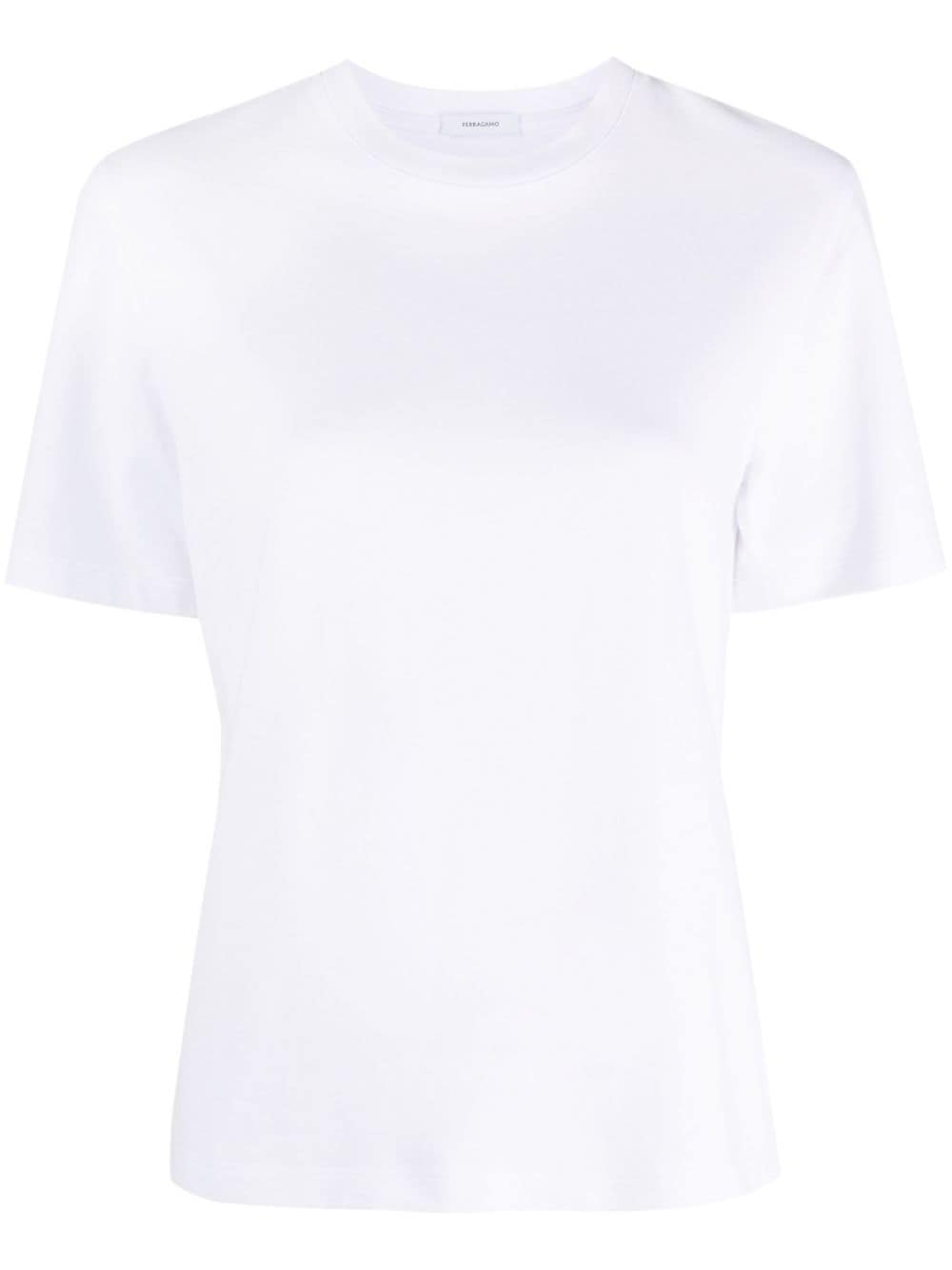 Ferragamo short-sleeve cotton T-shirt - White von Ferragamo