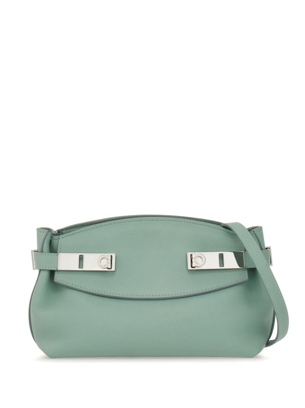 Ferragamo small Hug leather crossbody bag - Green von Ferragamo