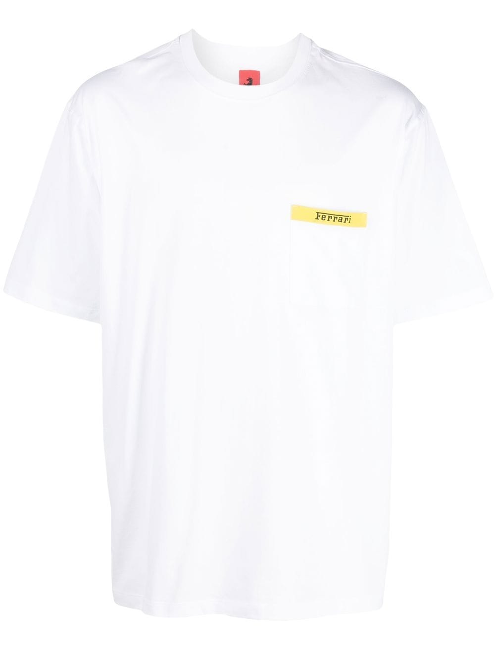 Ferrari logo-print T-shirt - White von Ferrari