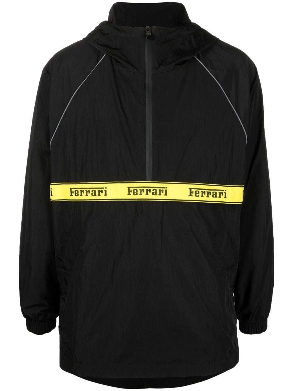 Ferrari recycled zip-up jacket - Black von Ferrari