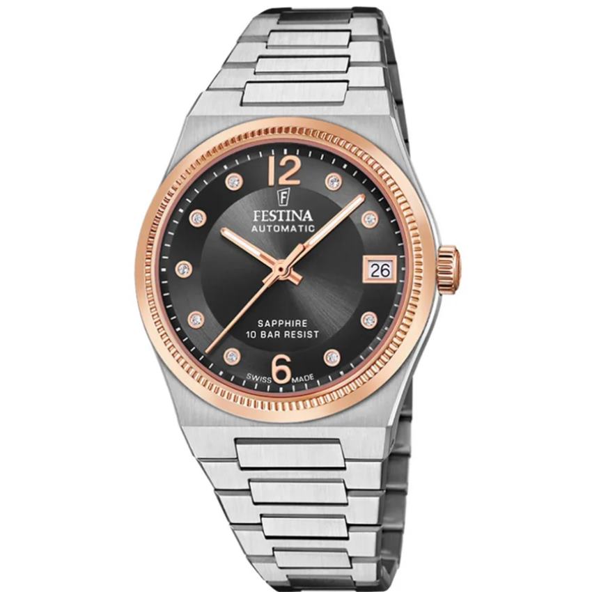 Festina F20031/3 Swiss Made Automatik Damenuhr von Festina