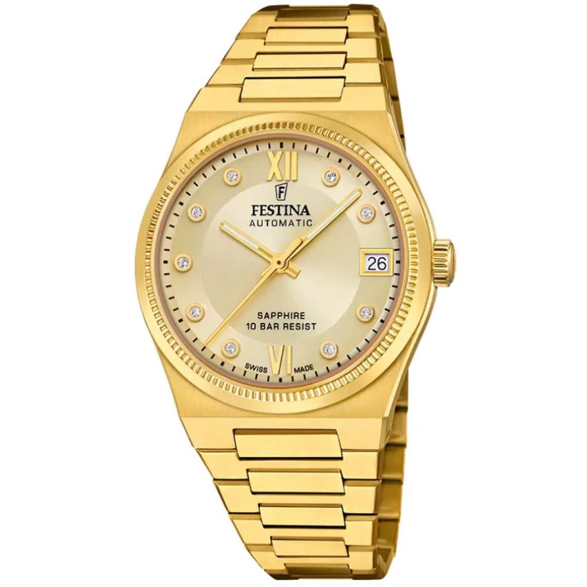 Festina F20033/2 Swiss Made Automatik Damenuhr von Festina