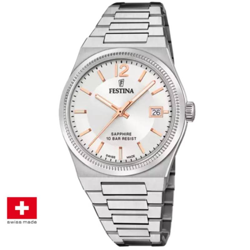 Festina F20035/2 Swiss Made Damenuhr von Festina