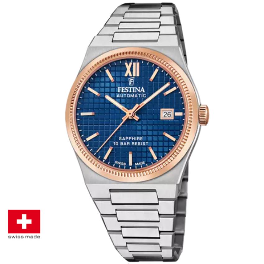 Festina F20036/2 Swiss Made Automatik Herrenuhr von Festina