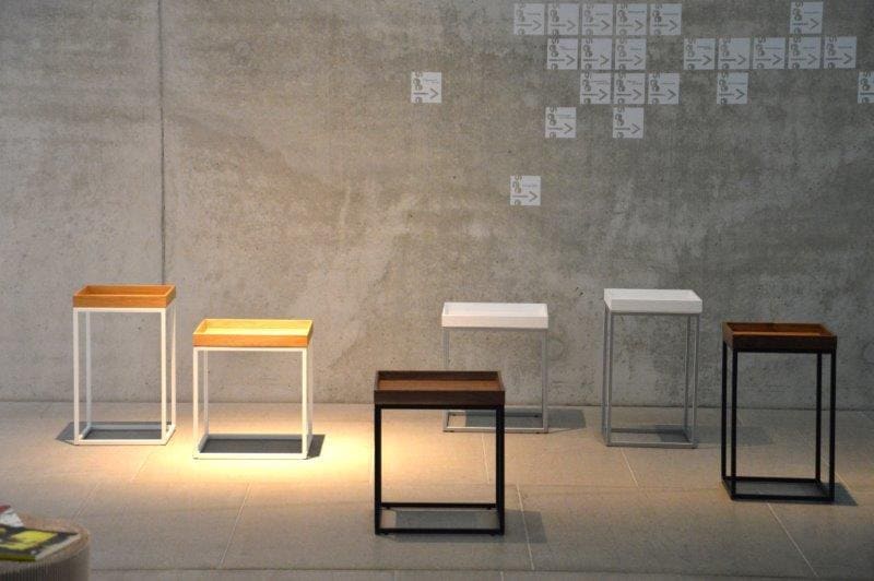 Fiam Beistelltisch »pino«, in verschiedenen Gestellfarben, mit abnehmbaren Tablett, Höhe 45 cm Fiam Beistelltisch »pino«, in verschiedenen Gestellfarben, mit abnehmbaren Tablett, Höhe 45 cm von Fiam