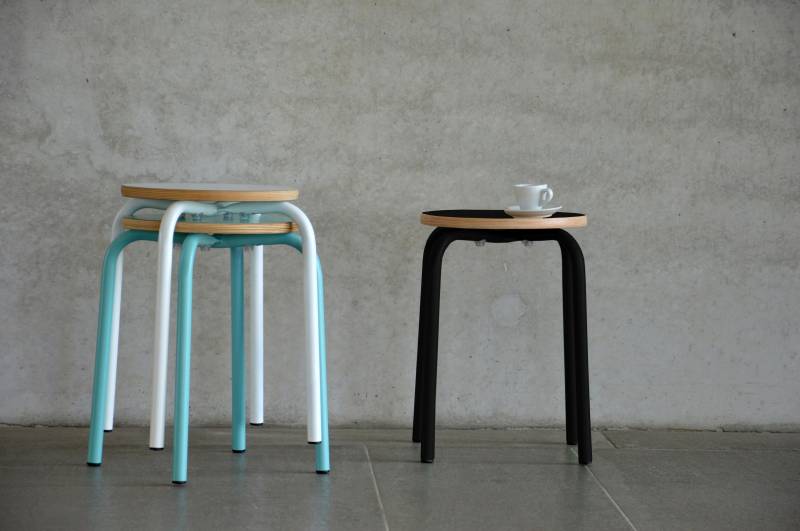 Fiam Hocker »paris«, in 3 Farben, stapelbar, Sitzhöhe 46 cm von Fiam