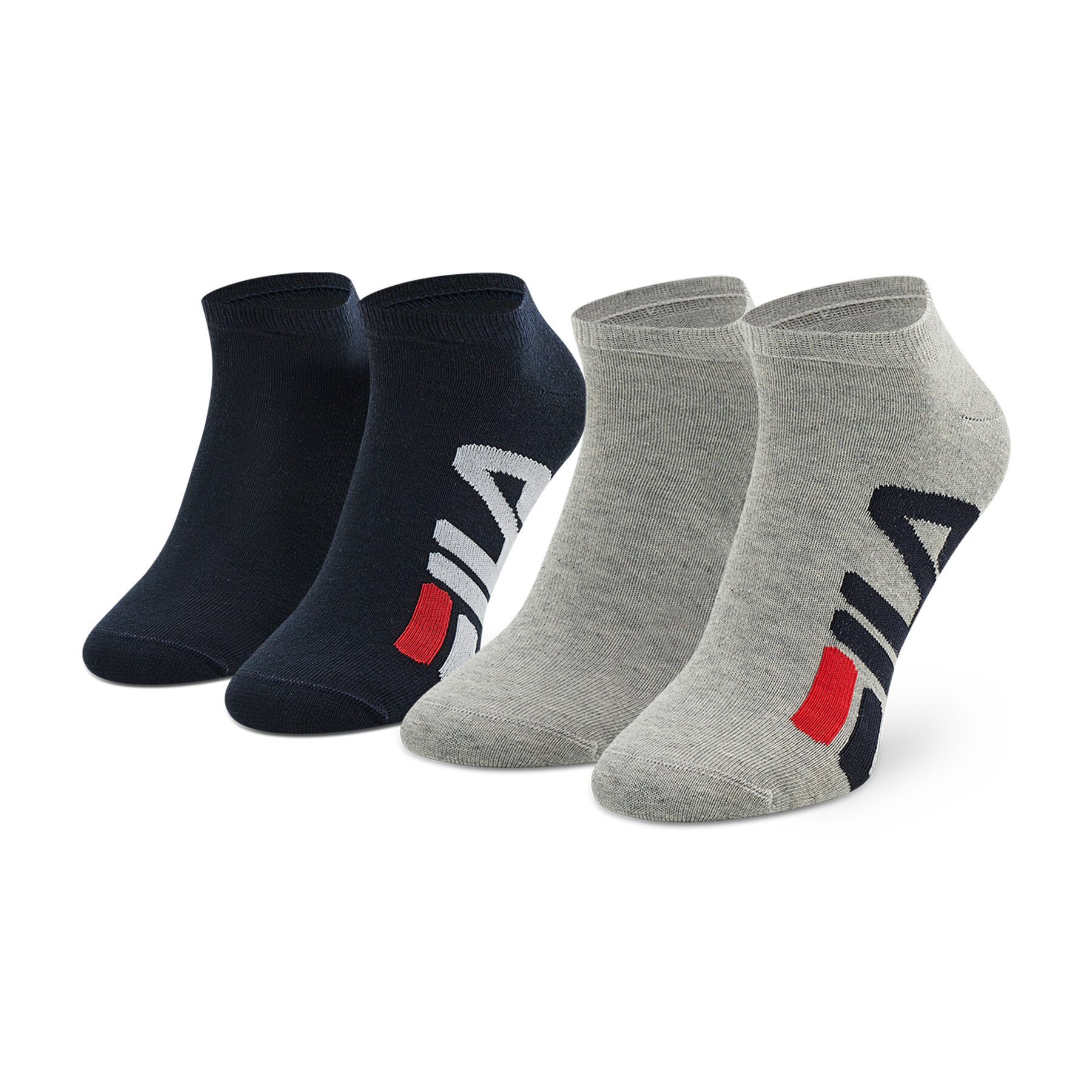 2er-Set hohe Herrensocken Fila Calza Invisibile F9199 Navy/Grey 189 von Fila