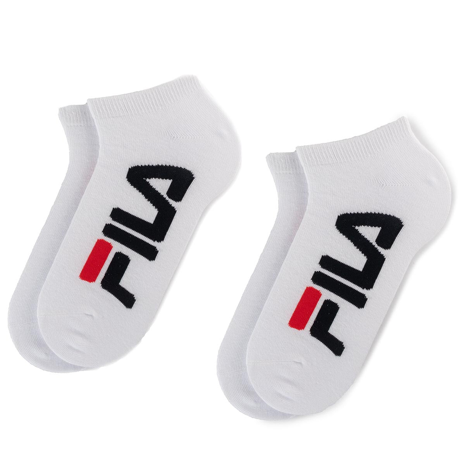 2er-Set niedrige Unisex-Socken Fila Calza Invisible F9199 White 300 von Fila