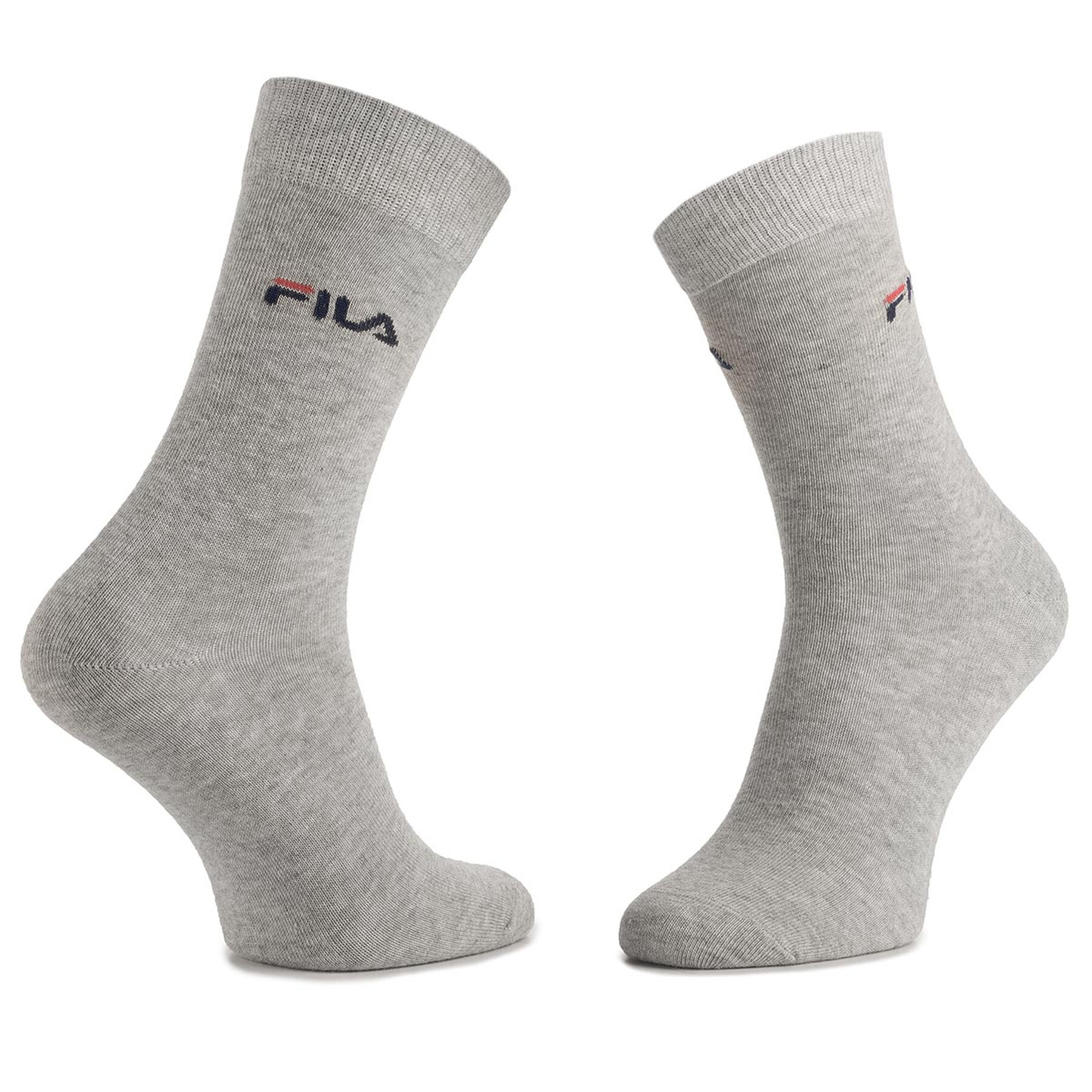 3er-Set hohe Unisex-Socken Fila F9630 Grey 400 von Fila