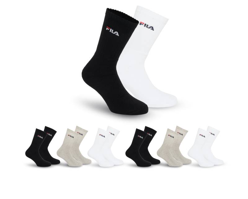 Fila Basicsocken, (6er Pack), mit eingestrickem Logo von Fila