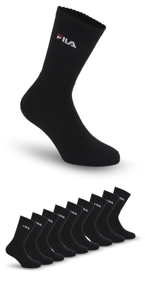 Fila Basicsocken, (9er Pack), mit eingestrickem Logo von Fila