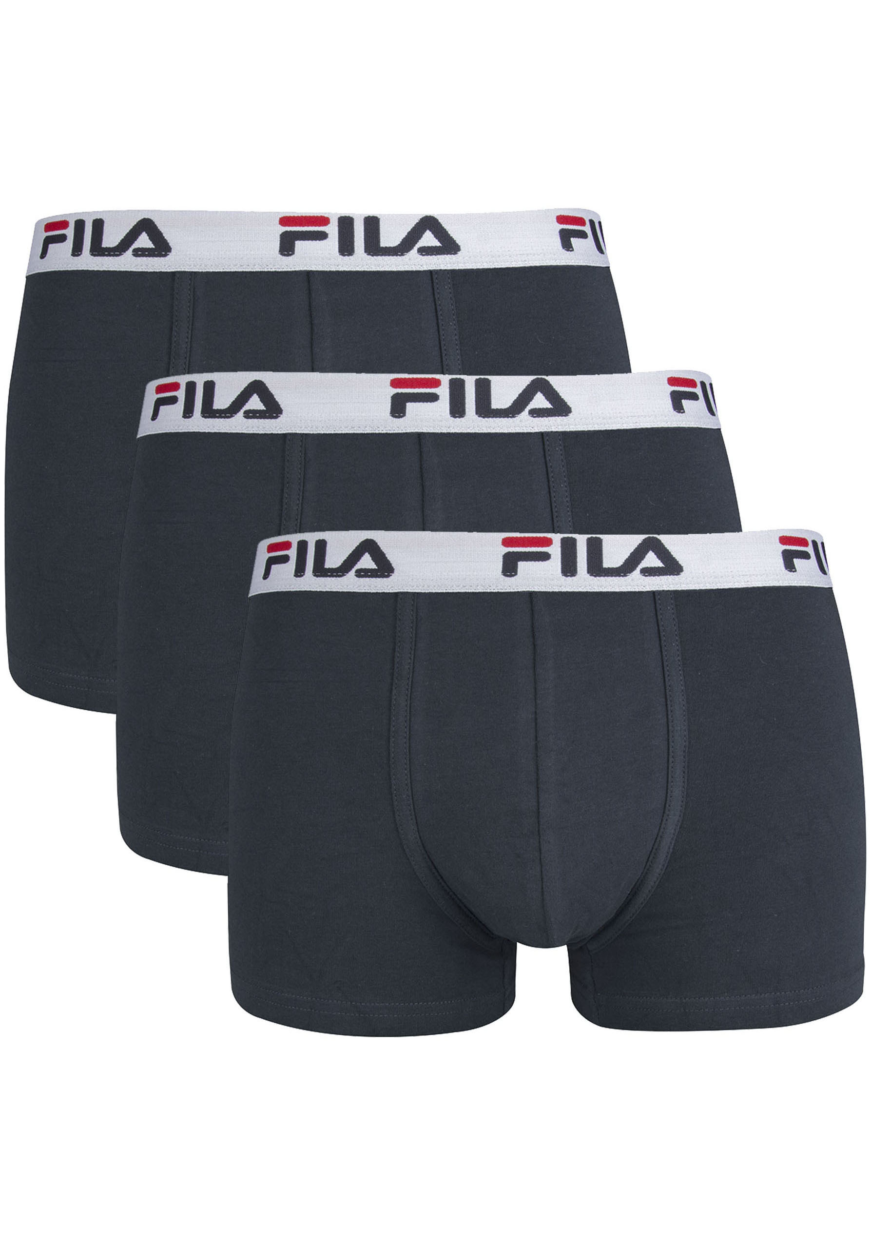 Fila Boxershorts, (Packung, 3 St.), mit elastischem Logobund von Fila