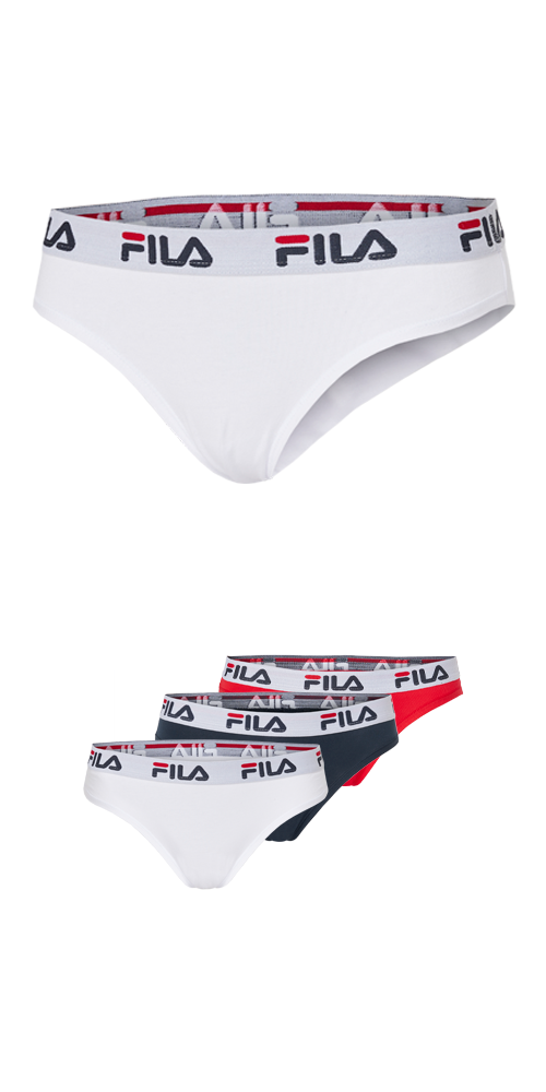 Fila Brasilslip »WOMAN BRAZILIAN SLIP«, (3er Pack), mit elastischem Logobund von Fila