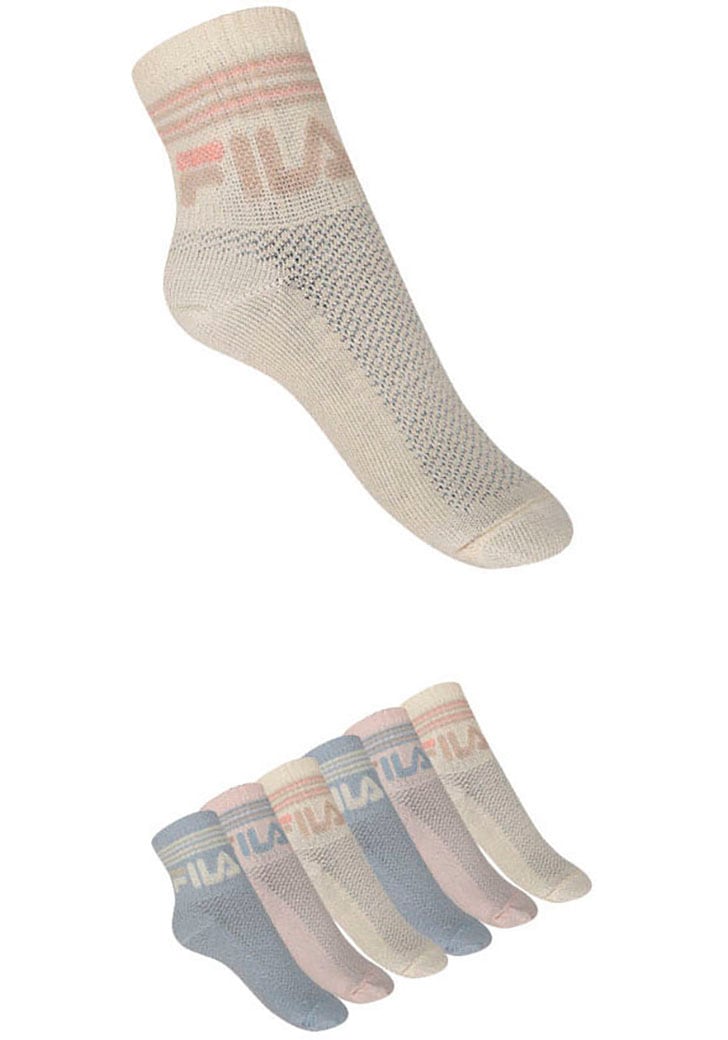 Fila Freizeitsocken, (6er Pack), mit dezentem Mustertextur von Fila