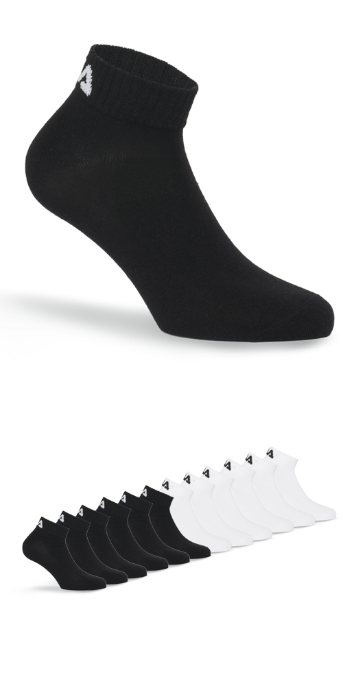 Fila Kurzsocken »UNISEX QUARTER PLAIN SOCKS«, (12 Paar) von Fila