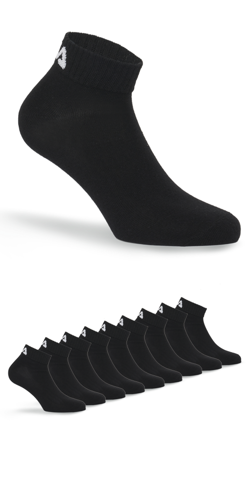 Fila Kurzsocken »UNISEX QUARTER PLAIN SOCKS«, (9 Paar), mit klassischem Logo von Fila