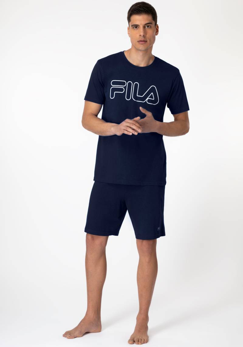 Fila Shorty, (2-tlg.), mit bequemen Shorts, Kurzarm, Logo-Schriftzug von Fila