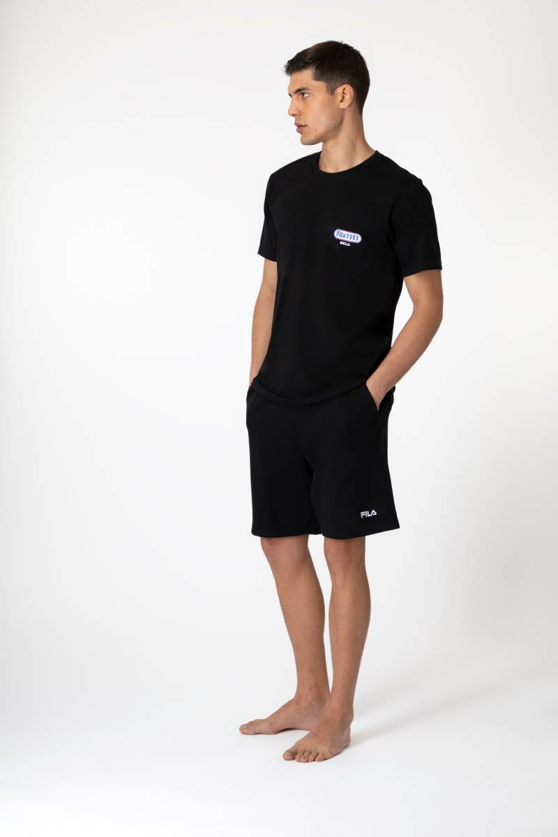 Fila Pyjama, (Set, 2 tlg.), mit schlichtem Logo-Stitching von Fila