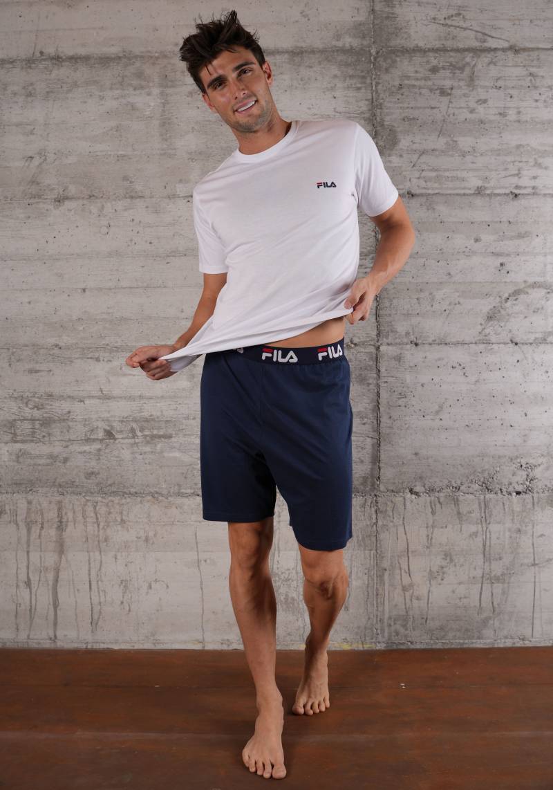 Fila Shorty, (2 tlg., 2-tlg.), Hose mit elastischem Logobund und Kurzarmshirt von Fila