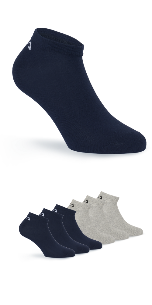 Fila Sneakersocken »UNISEX INVISIBLE PLAIN SOCKS«, (6 Paar), mit eingestricktem Logo von Fila
