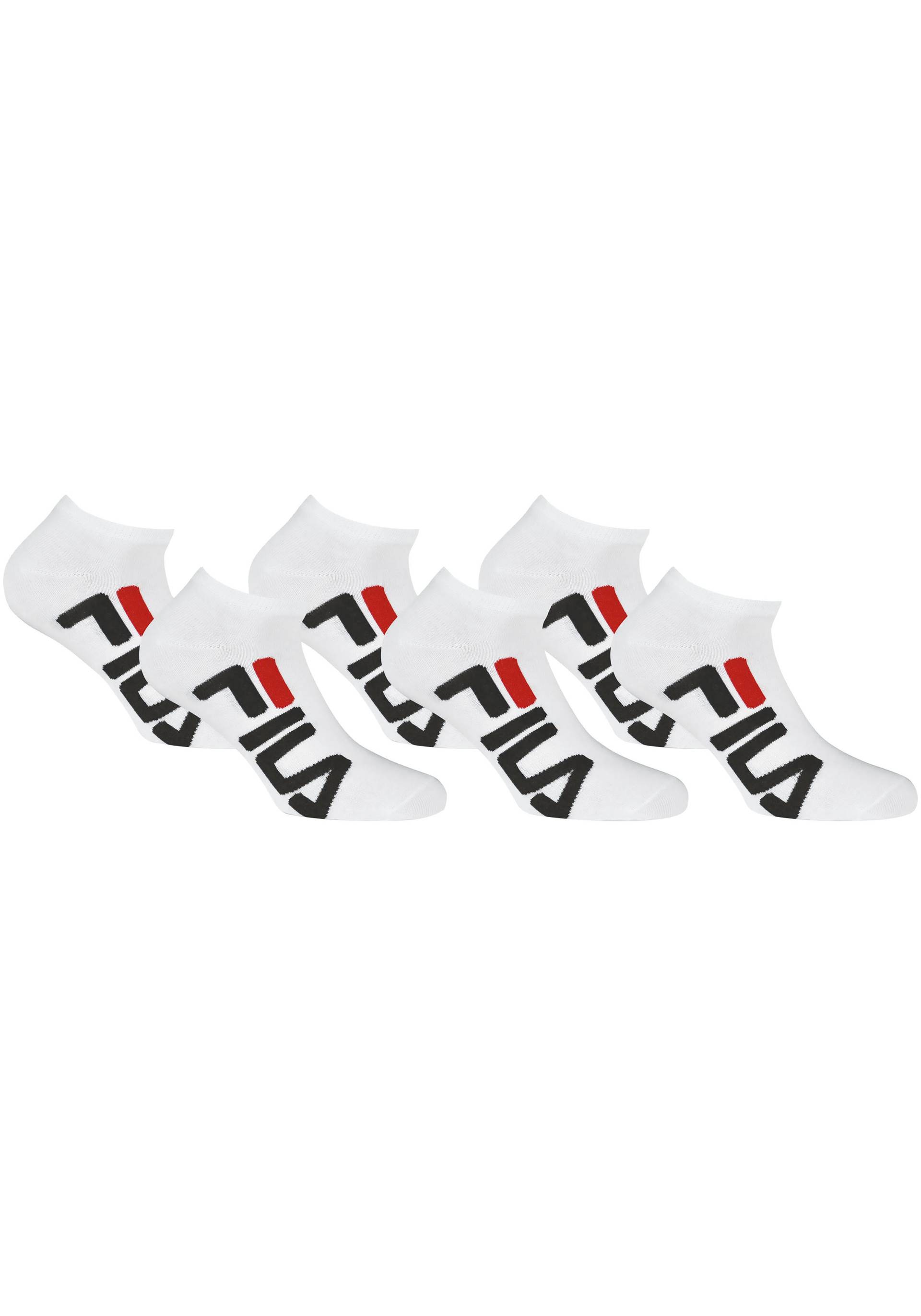 Fila Sneakersocken, (Packung, 6 Paar), Grosser Markenschriftzug seitlich von Fila