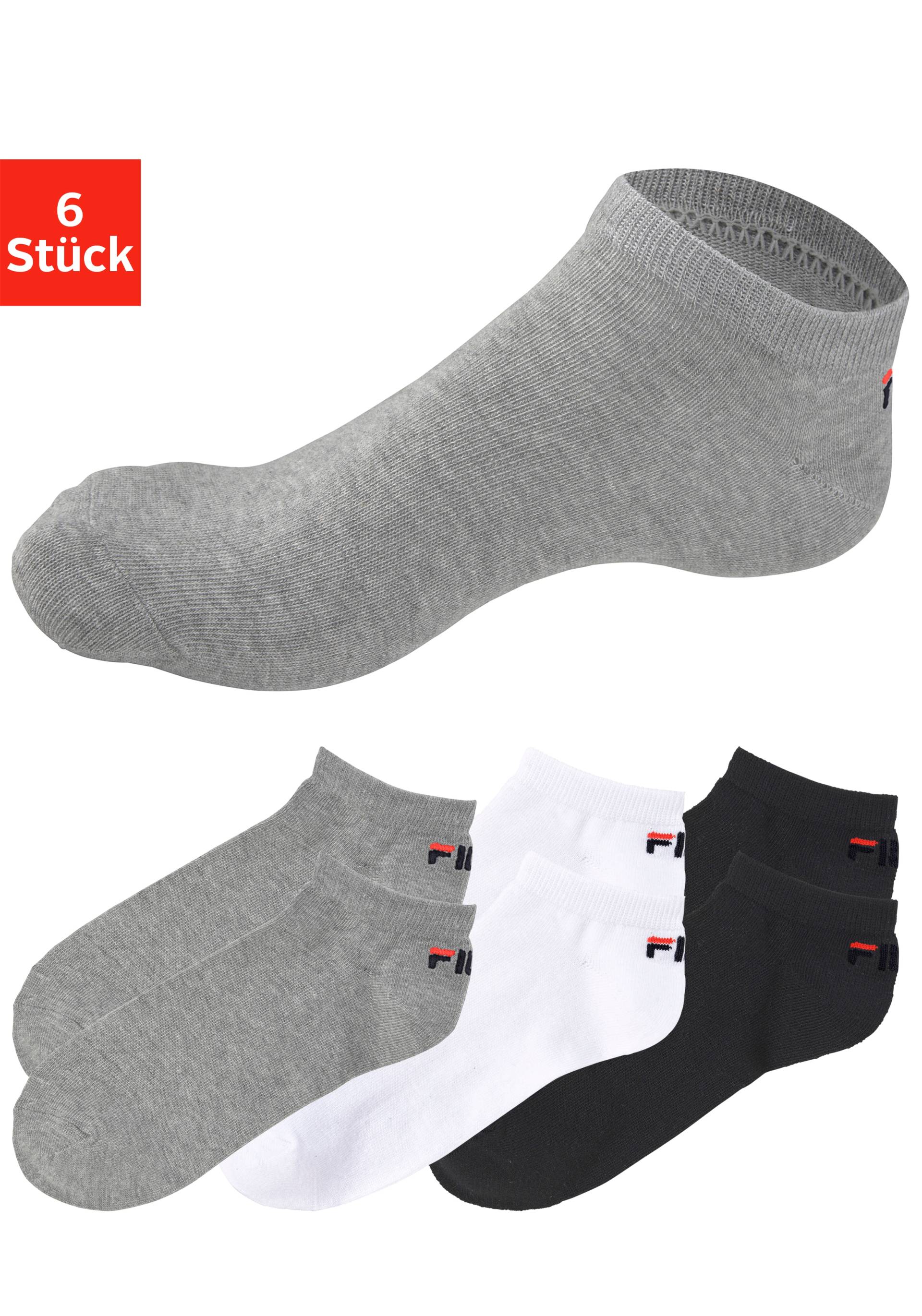 Fila Sneakersocken, (6 Paar), mit eingestricktem Logo von Fila