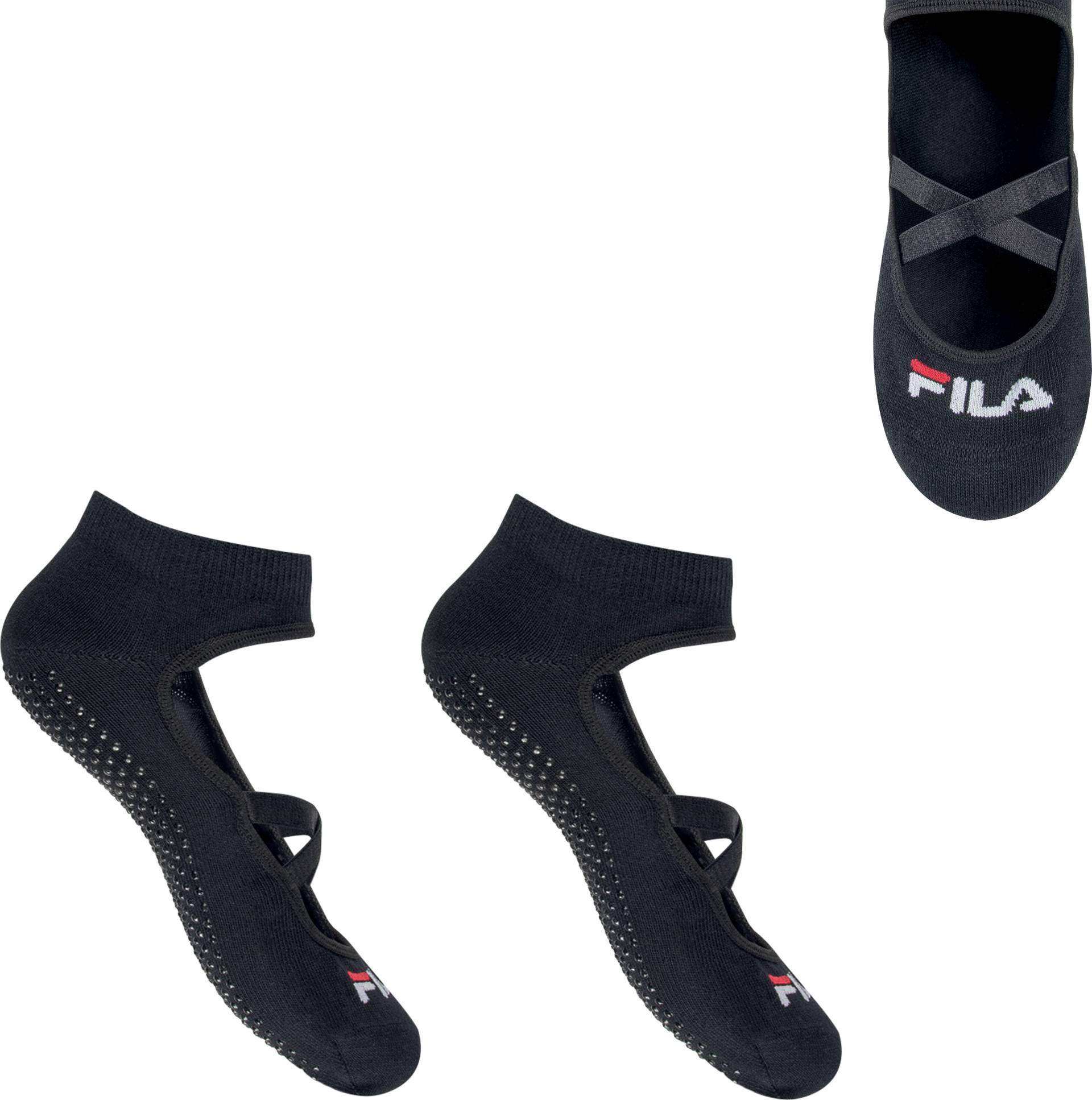 Fila Sportsocken, (2 Paar), mit ABS-Noppen und Logoschriftzug von Fila