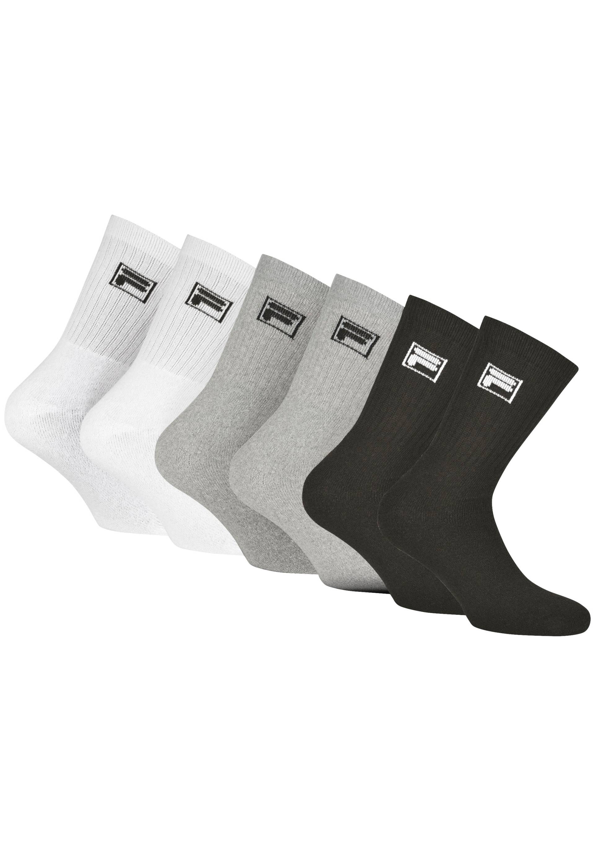 Fila Sportsocken, (Packung, 6 Paar), Klassische Tennissocken im 6er Pack von Fila