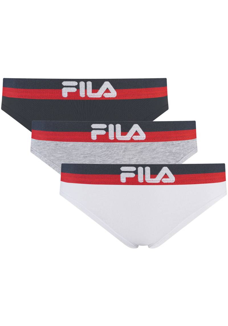 Fila String, (3er Pack), elastischer Logobund von Fila