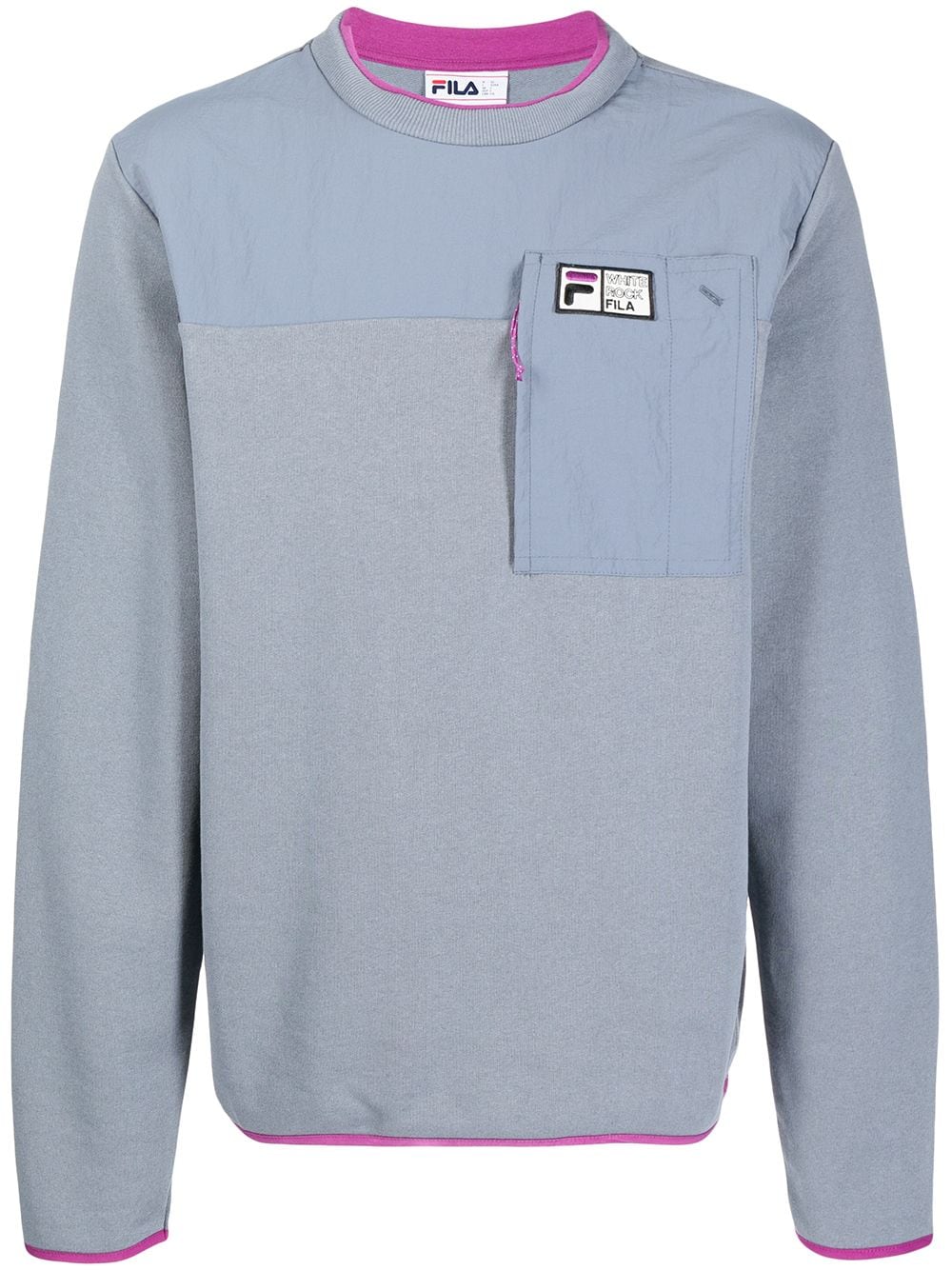 Fila recycled cotton-blend sweatshirt - Grey von Fila