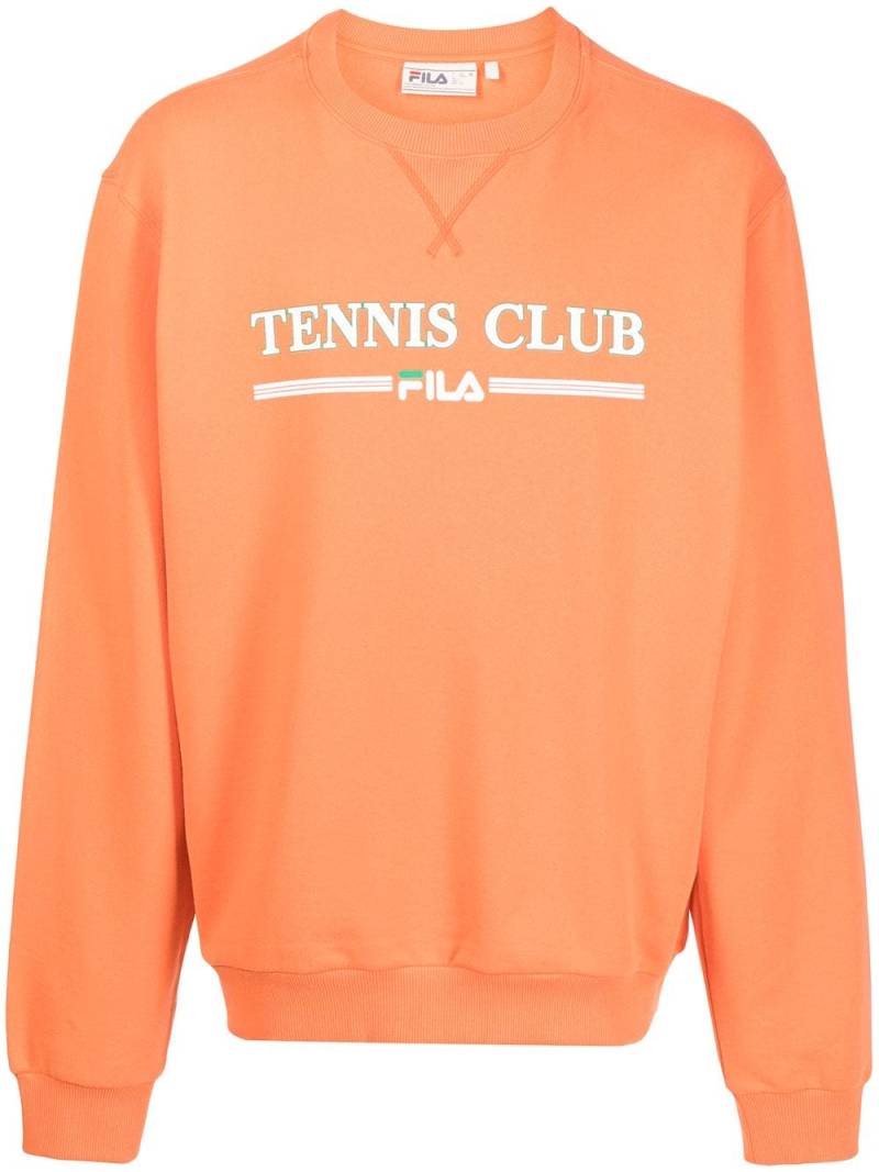 Fila slogan-print sweatshirt - Orange von Fila