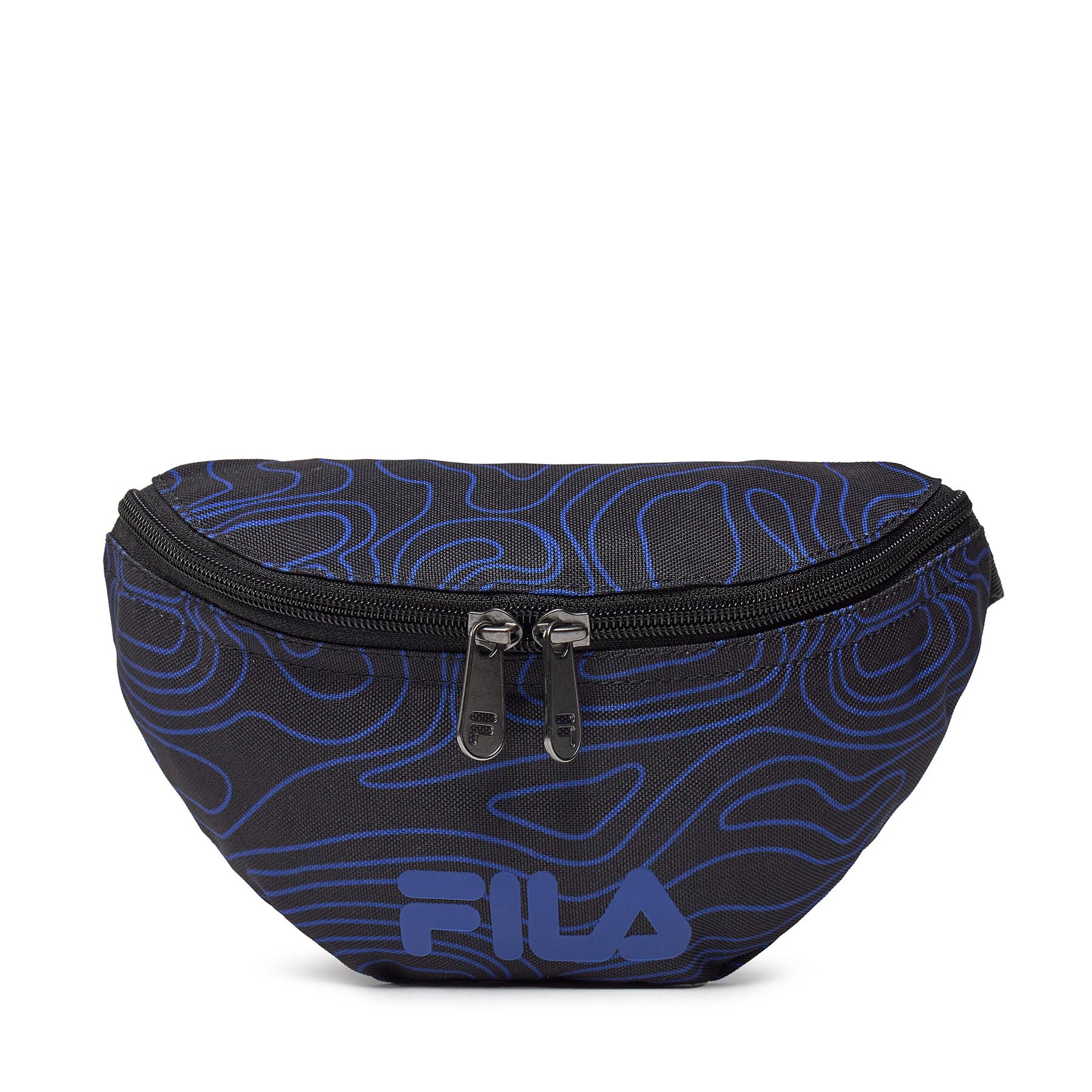 Gürteltasche Fila Belmont Back To School Map Aop Small Street Waist Bag FBT0002.83294 Black Topographic Aop von Fila