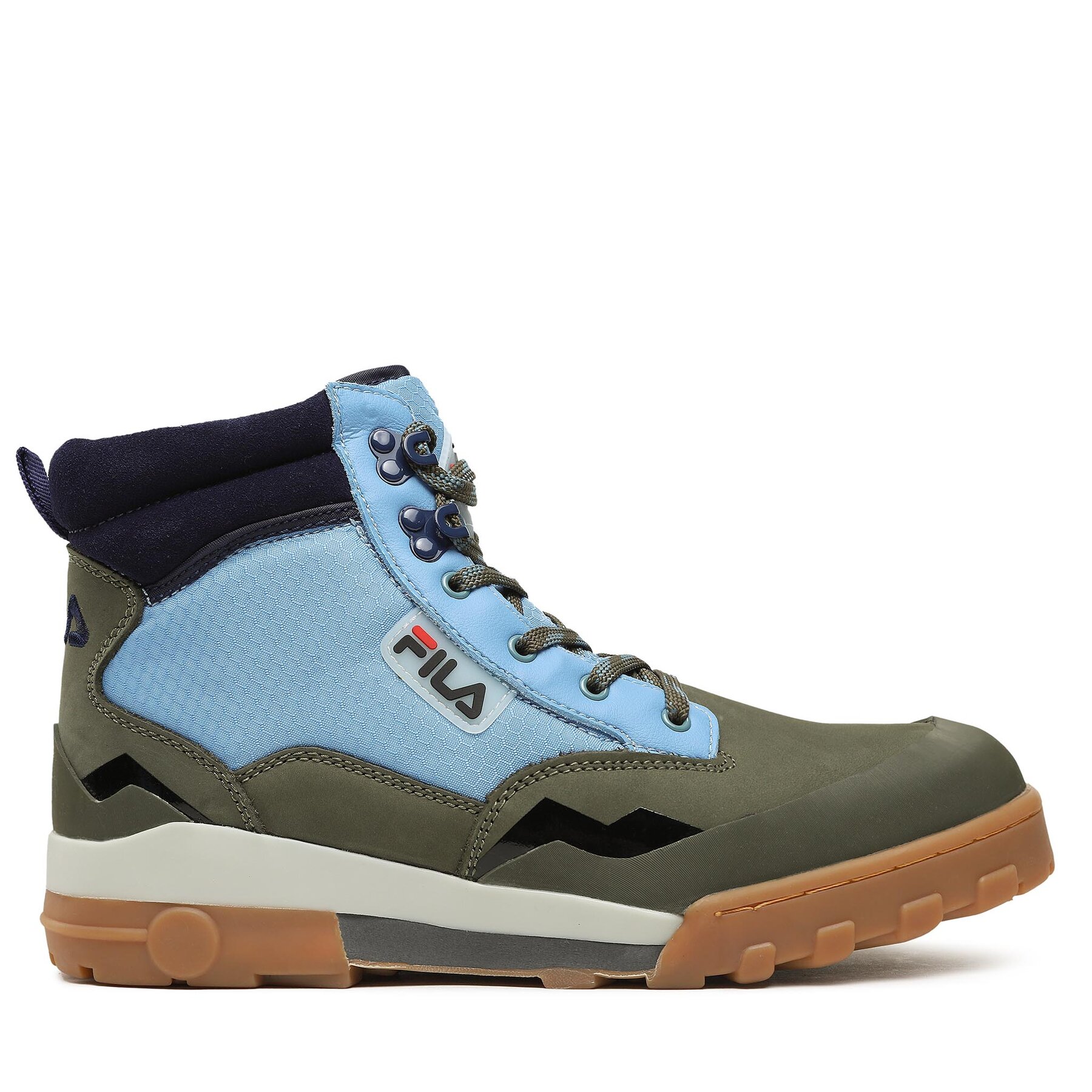 Schnürstiefeletten Fila Grunge II O Mid FFM0163.63032 Loden Green/Adriatic Blue von Fila