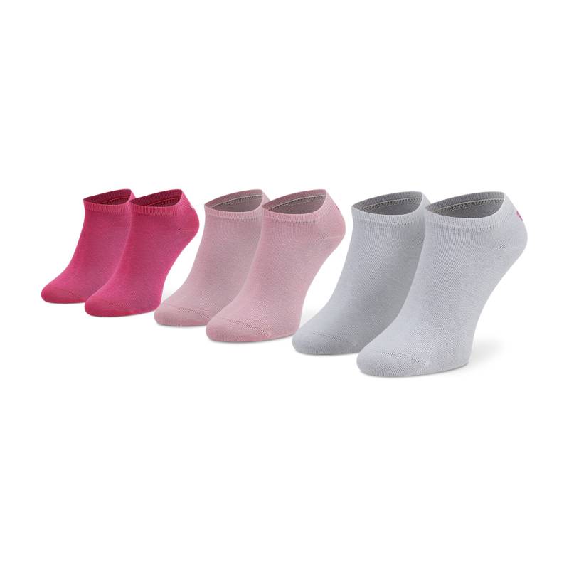 Set 3 Paar niedrige Damensocken Fila Calza Invisible F9100 Pink Panther 806 von Fila