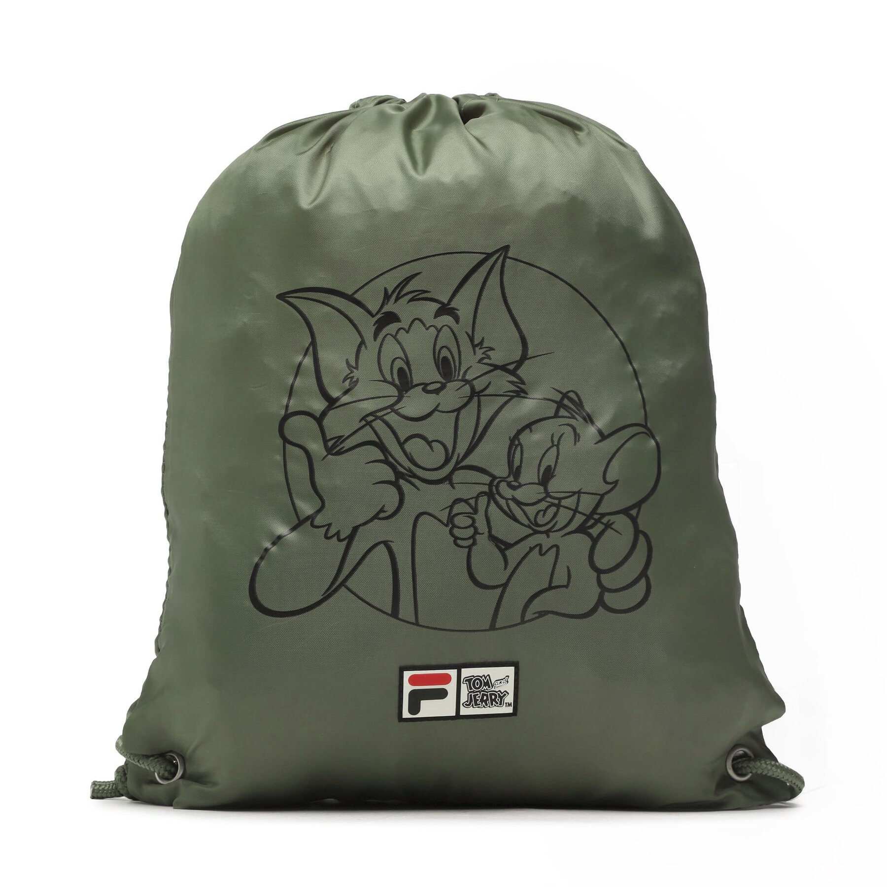 Turnbeutel Fila Tensta Warner Bros Small Sport Drawstring Backapck Burnt Olive 60014 von Fila