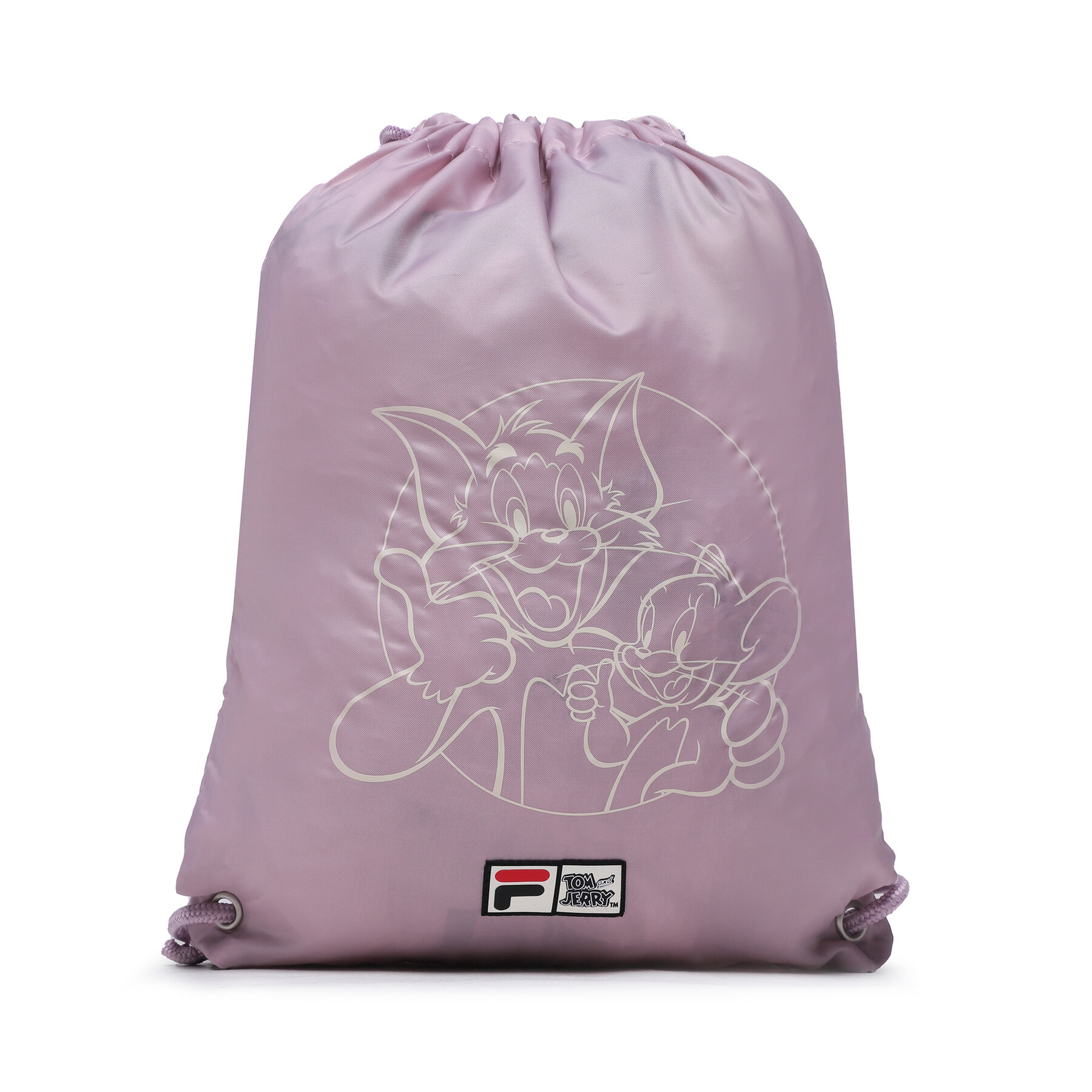 Turnbeutel Fila Tensta Warner Bros Small Sport Drawstring Backpack FBK0009 Mauve Shadows 40024 von Fila