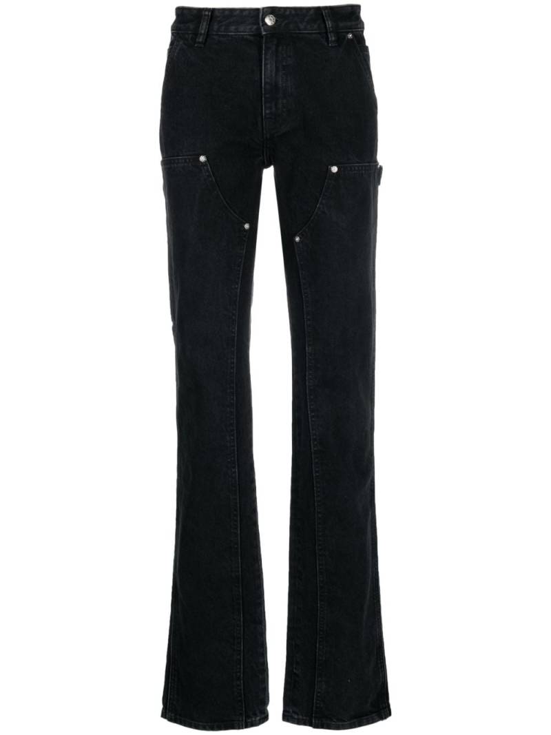 Filippa K bootcut carpenter denim jeans - Black von Filippa K