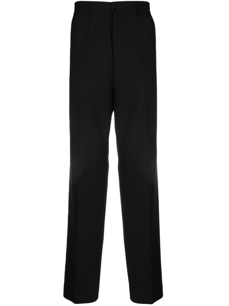 Filippa K buttoned-up straight-leg trousers - Black von Filippa K