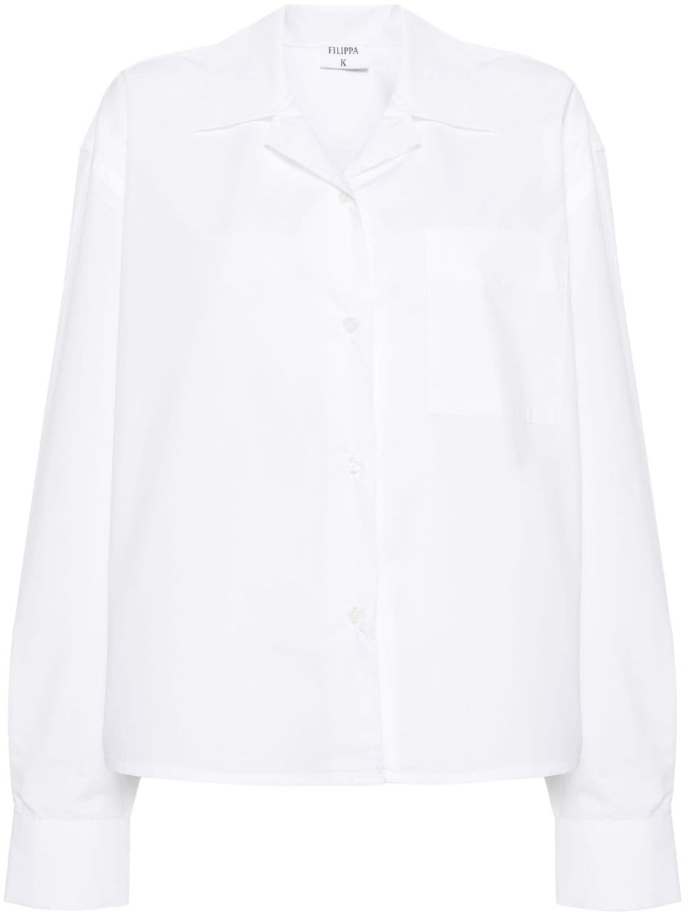 Filippa K camp-collar poplin shirt - White von Filippa K